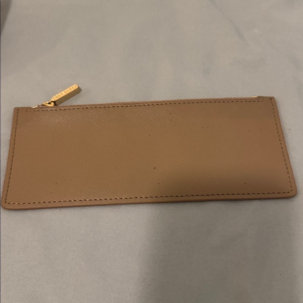 Tory Burch Women’s Purple And Gold Leather Envelope Wallet - Picture 5 of 5